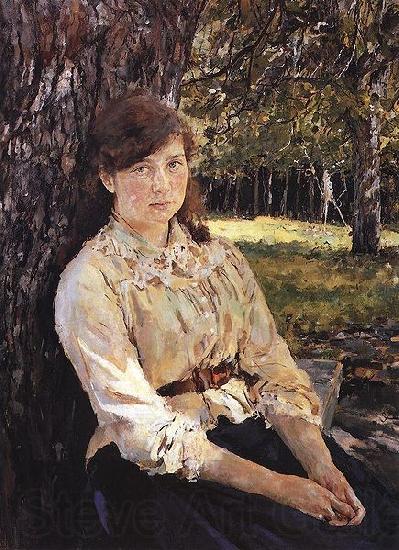 Valentin Serov Girl in the Sunlight. Germany oil painting art